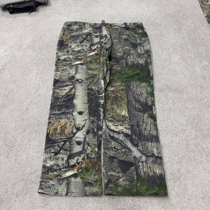 Y2K Mossy Oak camo jeans khaki green Straight leg stretch tree camouflage pants