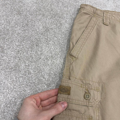 Y2K baggy Lee cargo technical shorts beige Loose chino utility summer festival hiking shorts
