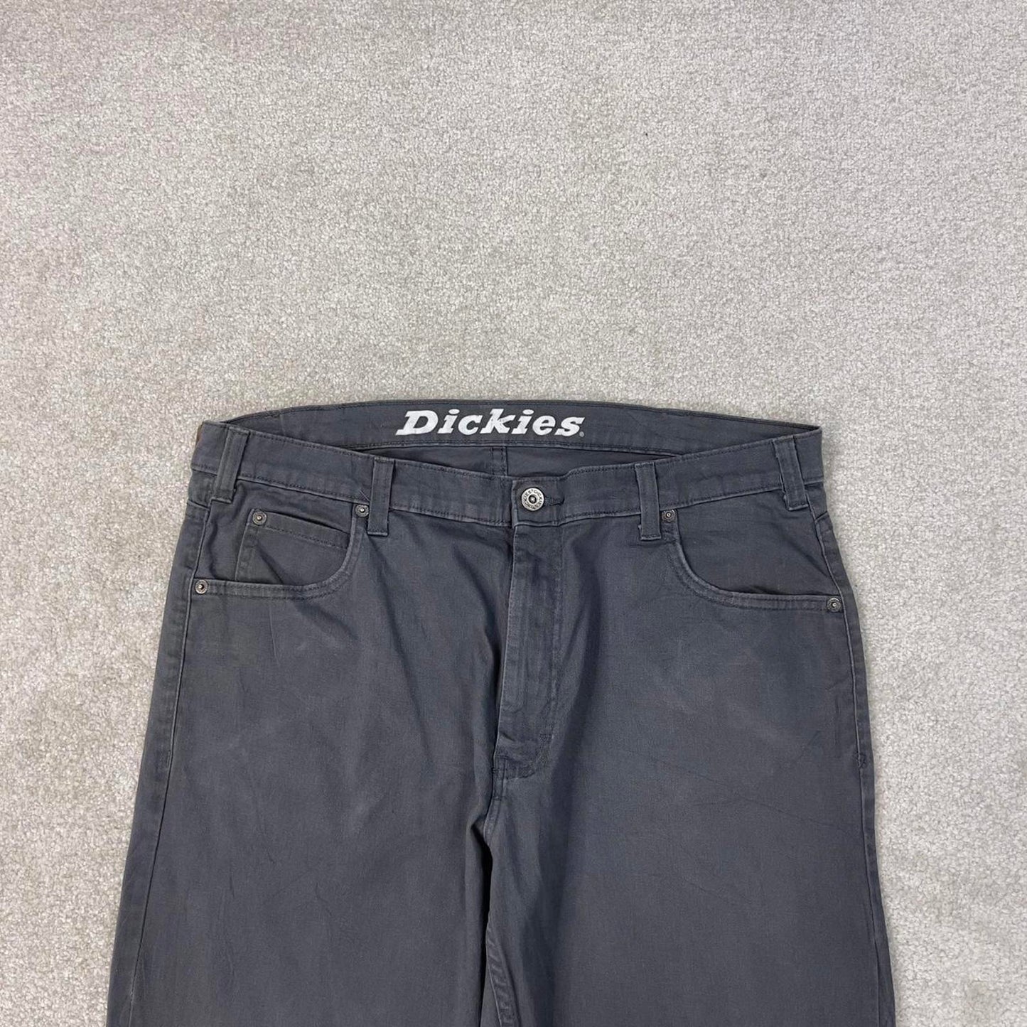 Grey Dickies pants W36L32 athletic fit 5 pocket chino skate style pants