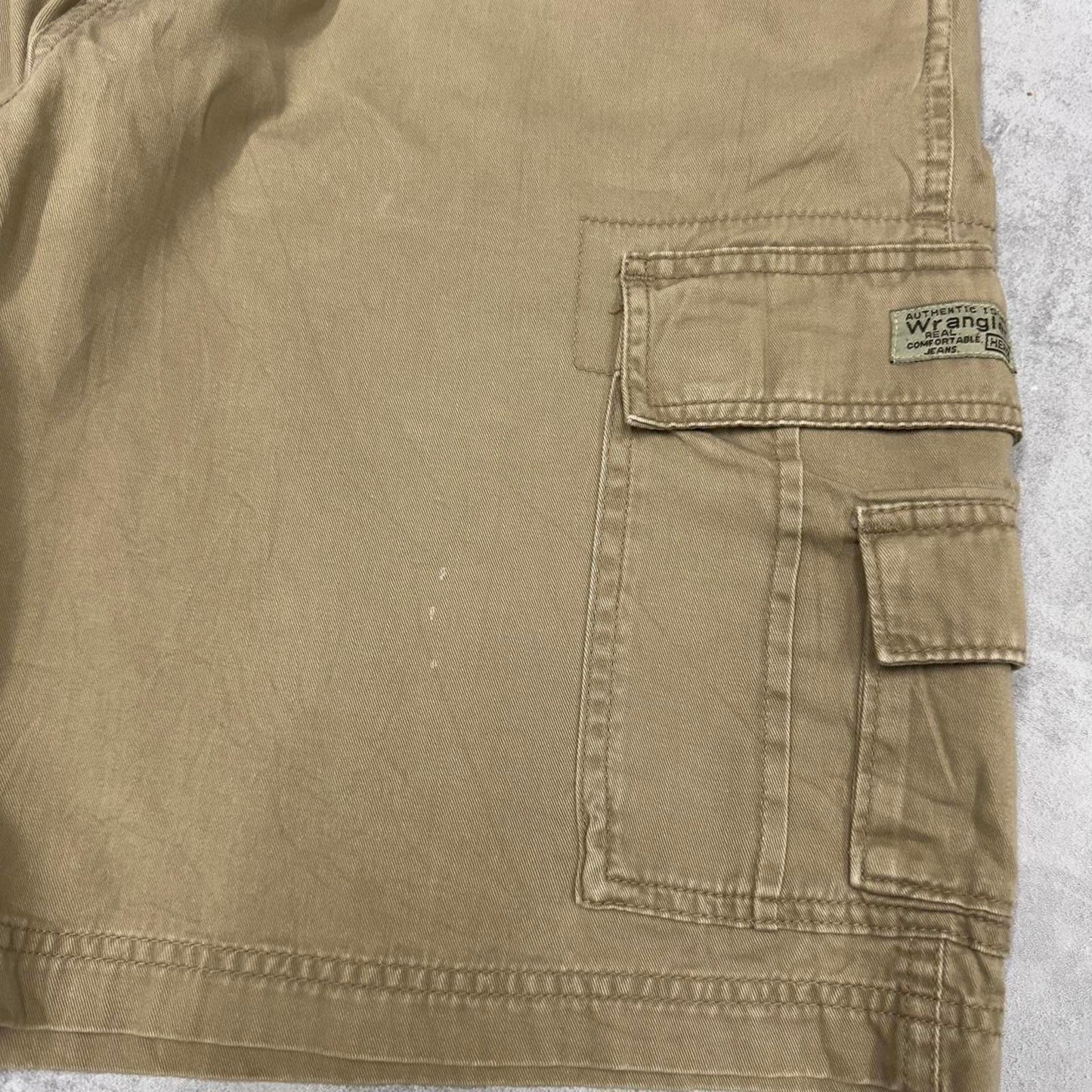 Mens Baggy Wrangler Cargo Shorts W36