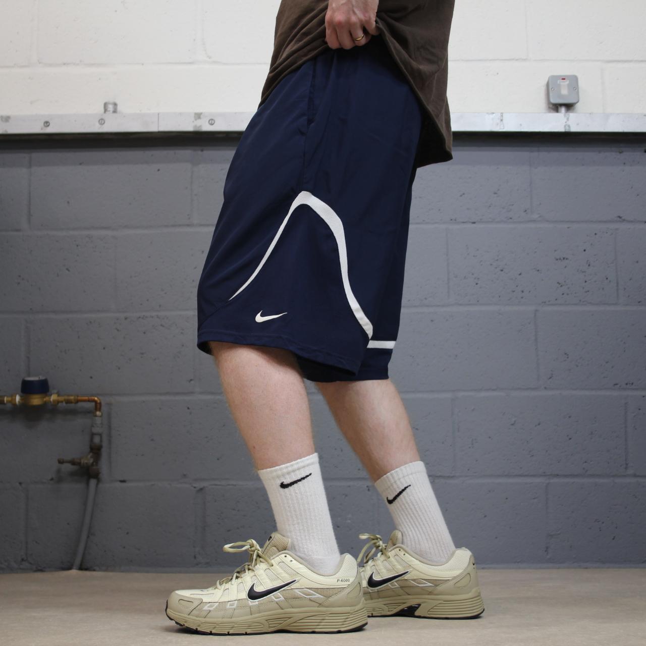 Nike sports shorts y2k dri-fit navy Casual Baseball comfy loose floaty summer gym shorts