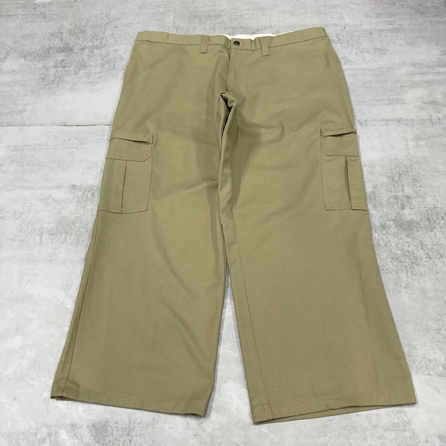 Dickies cargo Pants W40L26 beige twill style chino cargo trousers skater style