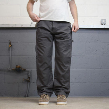 Loose Dickies carpenter jeans W34L31 90s skate style grey canvasy cargos