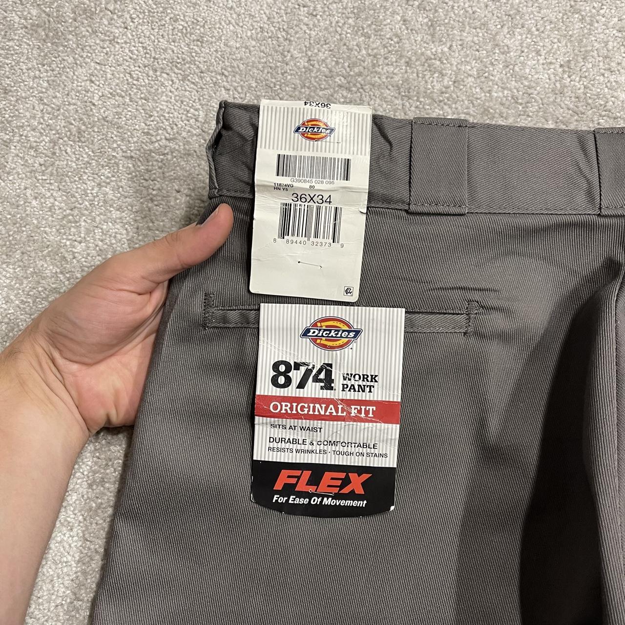 Dickies 874 pants grey original fit W36L34 Chino style skate work trousers