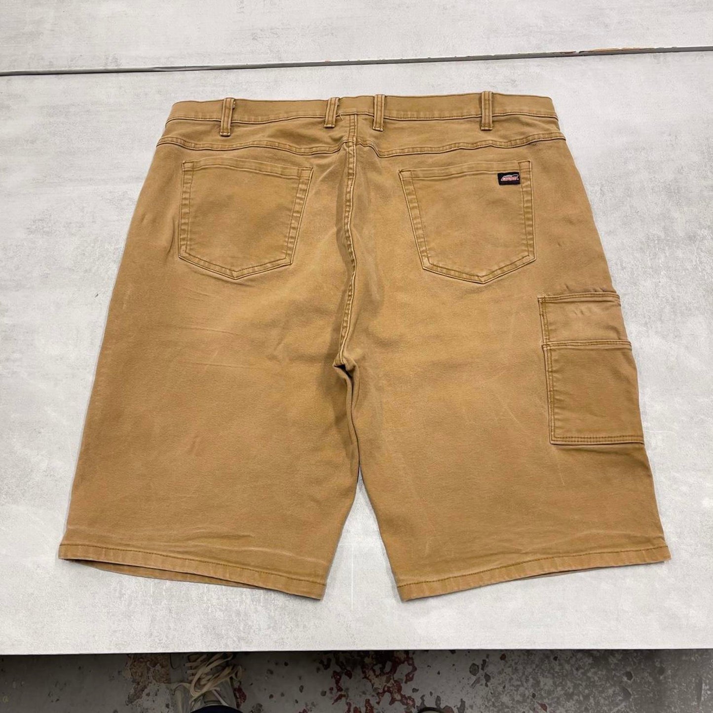 Tan Dickies carpenter jorts W42