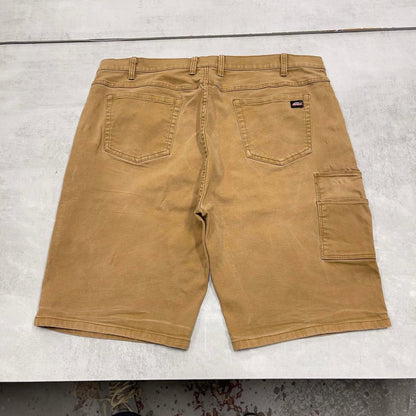 Tan Dickies carpenter jorts W42