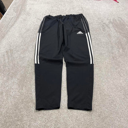 Y2k Adidas tracksuit bottoms M 00s style sportswear joggers mesh unlined track pants logo trackies