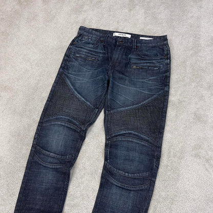Blue Guess jeans size W33L32 y2k 90s style denim pants slim tapered