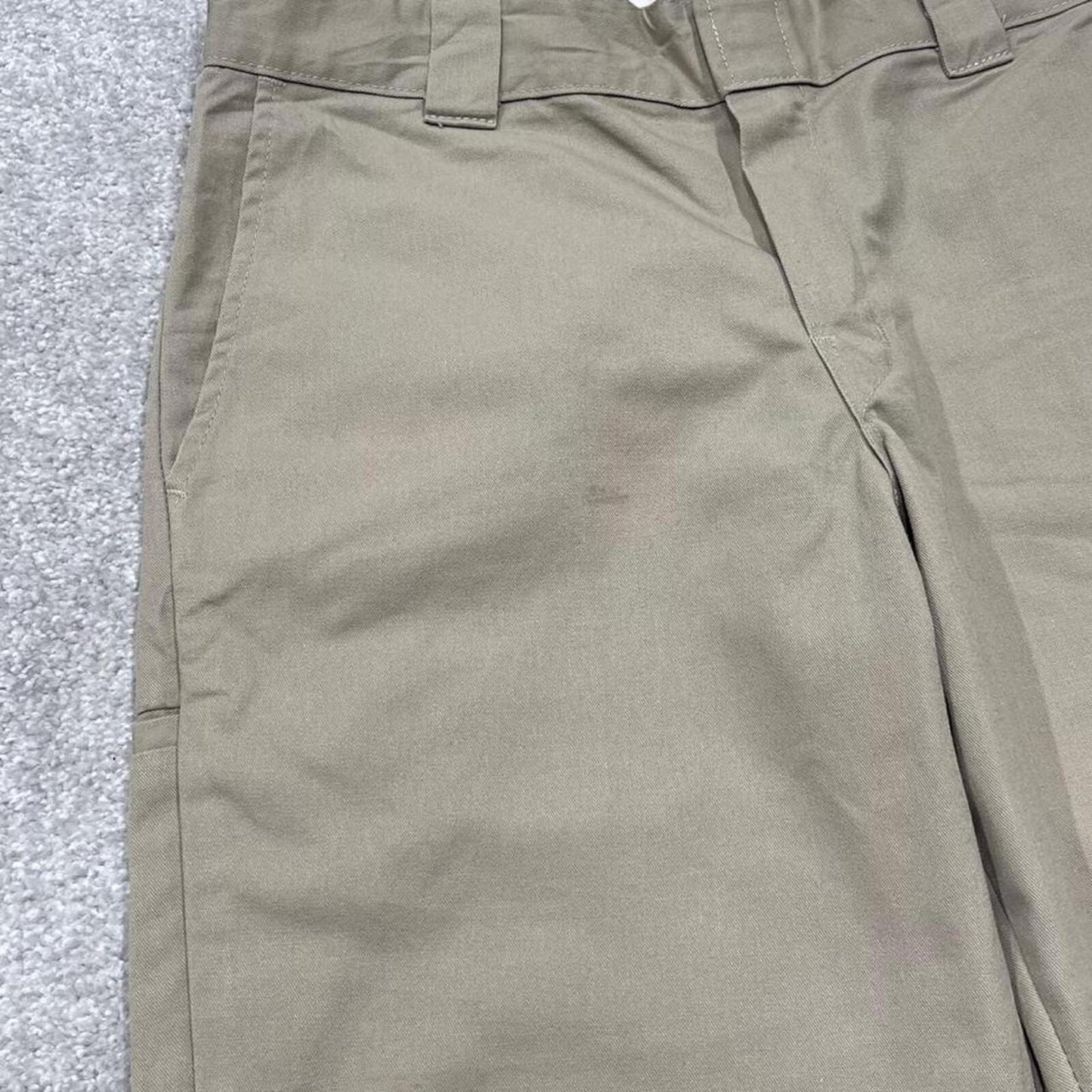 Y2k Dickies chino shorts skater style beige W33 Loose carpenter summer shorts