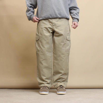 Khaki baggy Dickies cargo pants W36L30