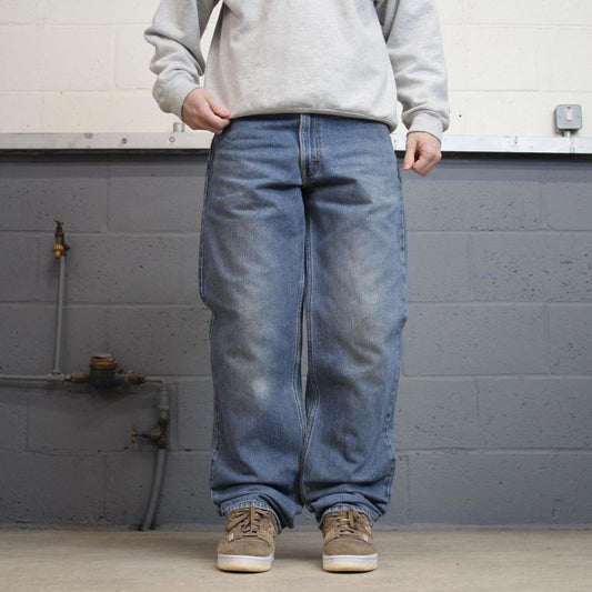 Baggy Levis 550 jeans W34 L34 blue loose 90s relaxed style skater jeans red tab logo