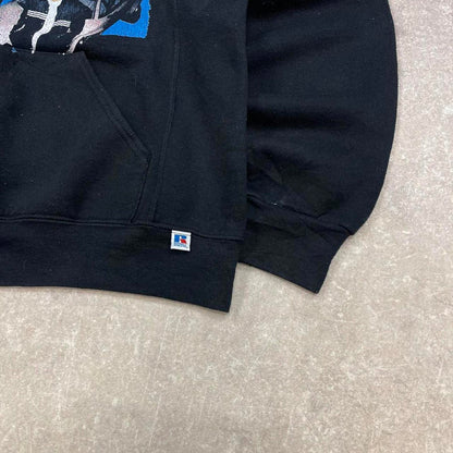 Black vintage Russell hoodie Medium Bryson Tiller
