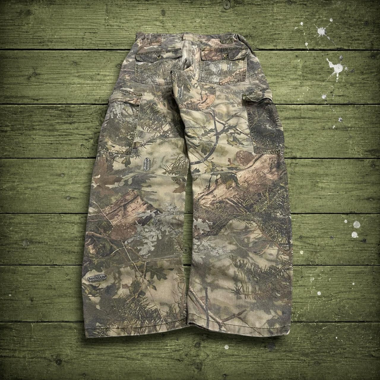 Vintage camo cargo pants y2k utility khaki King’s Realtree camouflage hunting cargos