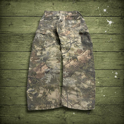 Vintage camo cargo pants y2k utility khaki King’s Realtree camouflage hunting cargos
