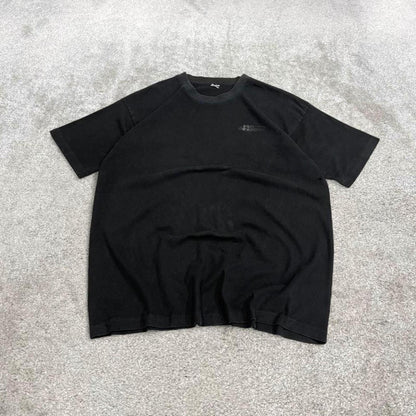 Y2K No Fear graphic t shirt single stitch faded black surf style tee