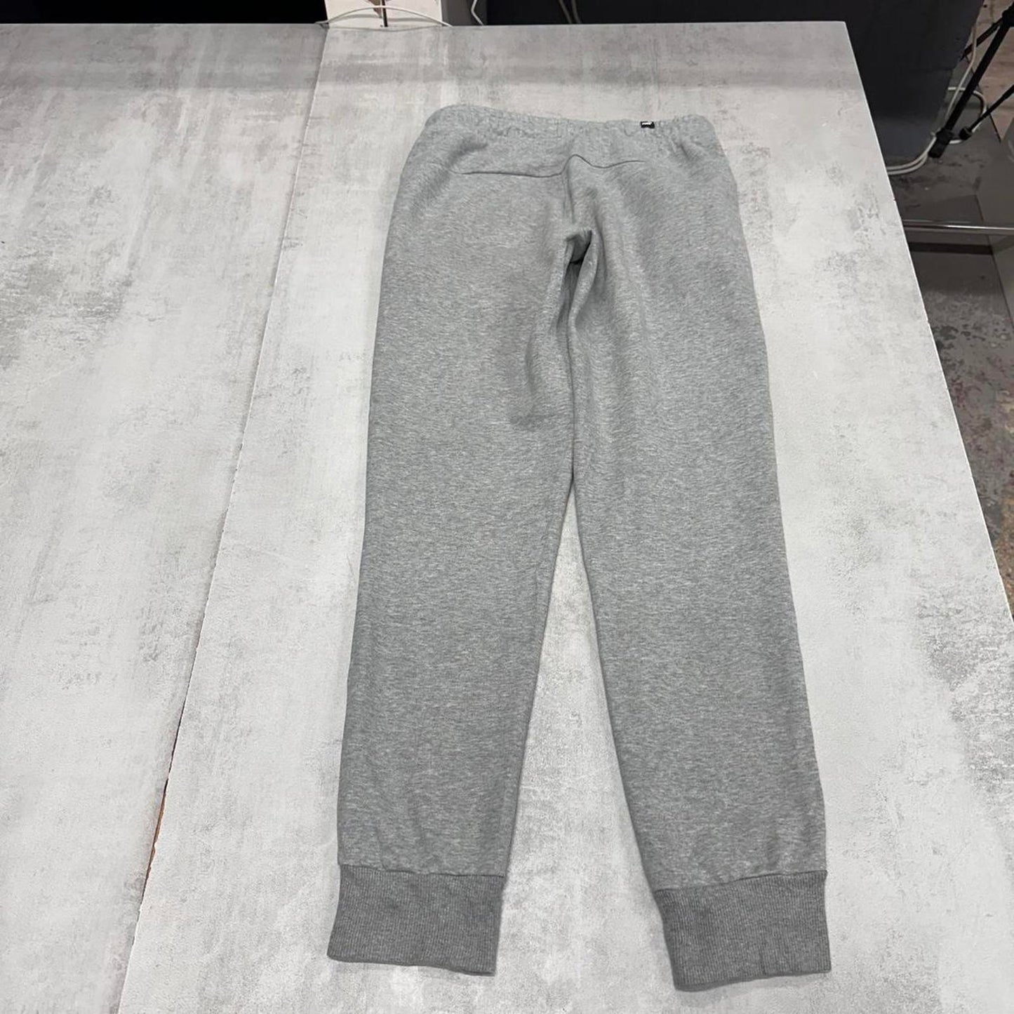 Y2k Grey Puma joggers S gym comfy sweatpants drawstring waist