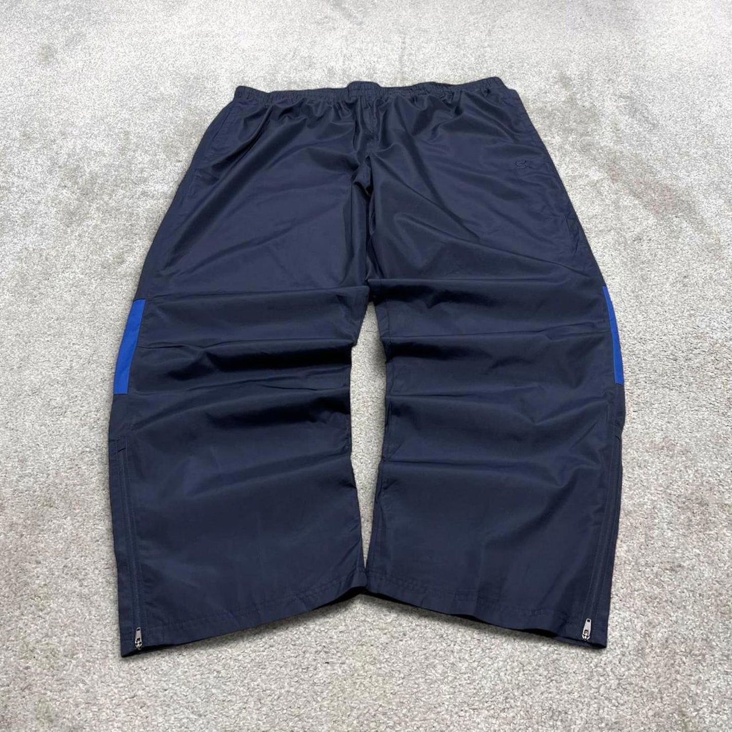 00s baggy Starter tracksuit bottoms navy 2XL y2k style joggers embroidered track pants trackies