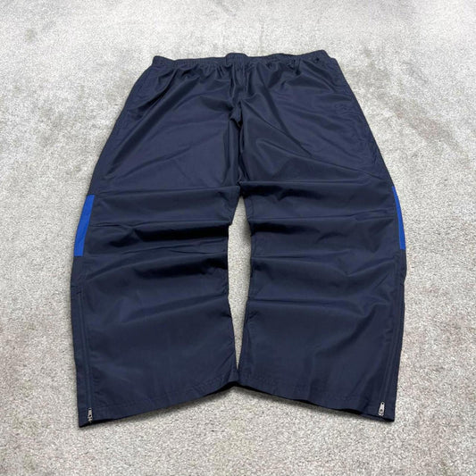 00s baggy Starter tracksuit bottoms navy 2XL y2k style joggers embroidered track pants trackies