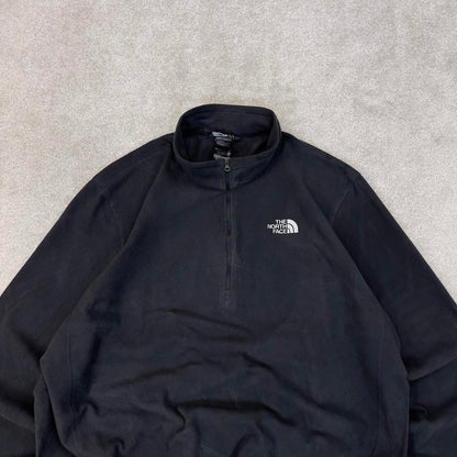 Black Y2K The North Face technical pullover fleece XXL men’s 1/4 zip TNF Autumn