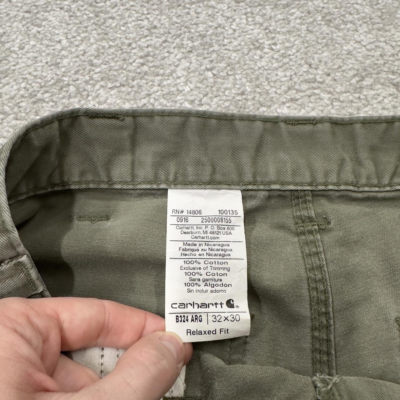 Green Carhartt carpenter pants relaxed y2k Straight leg skater 2000s style workwear cargos