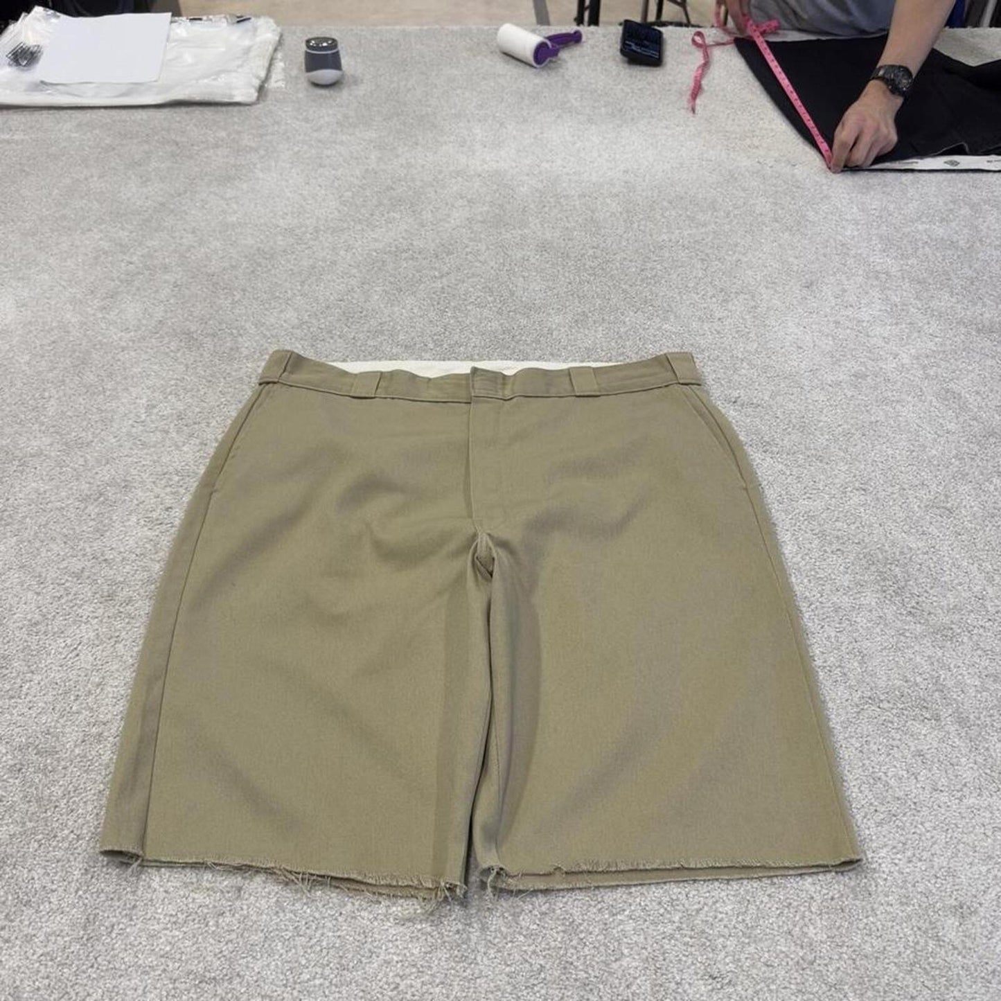 Dickies chino shorts loose khaki Twill chino skater style shorts loose leg