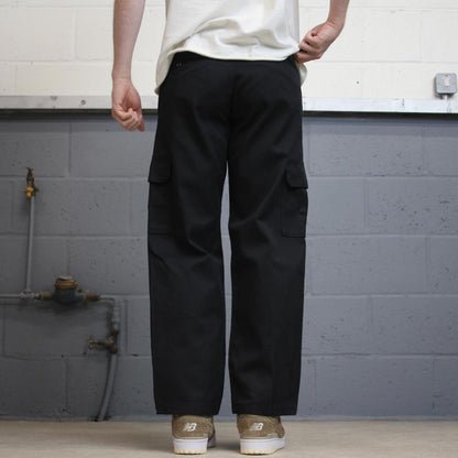 Baggy black Dickies cargo trousers W30L30