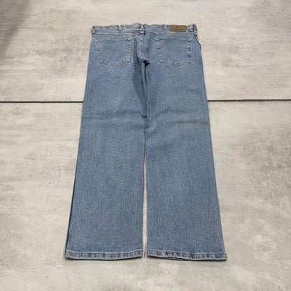 Vintage Wrangler jeans W36L29 blue Wrangler 5 pocket jeans waist patch
