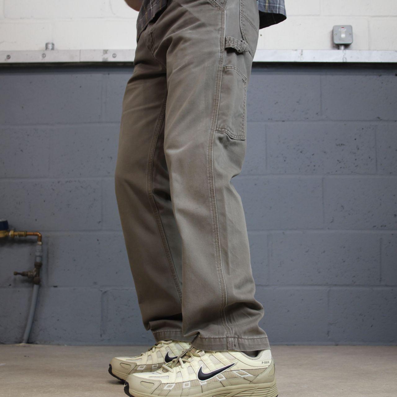 Carhartt carpenter pants relaxed y2k khaki Straight leg skater style workwear pants