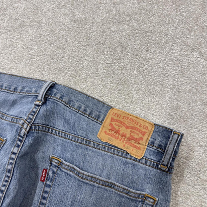 Levi’s 505 jeans Y2K blue denim Levi’s straight leg 2000s style pants red tab logo