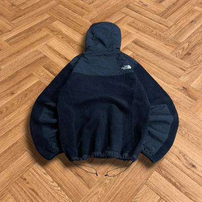 North Face Denali fleece Women's TNF full zip black paneled autumn technical hooded Polartec fleece