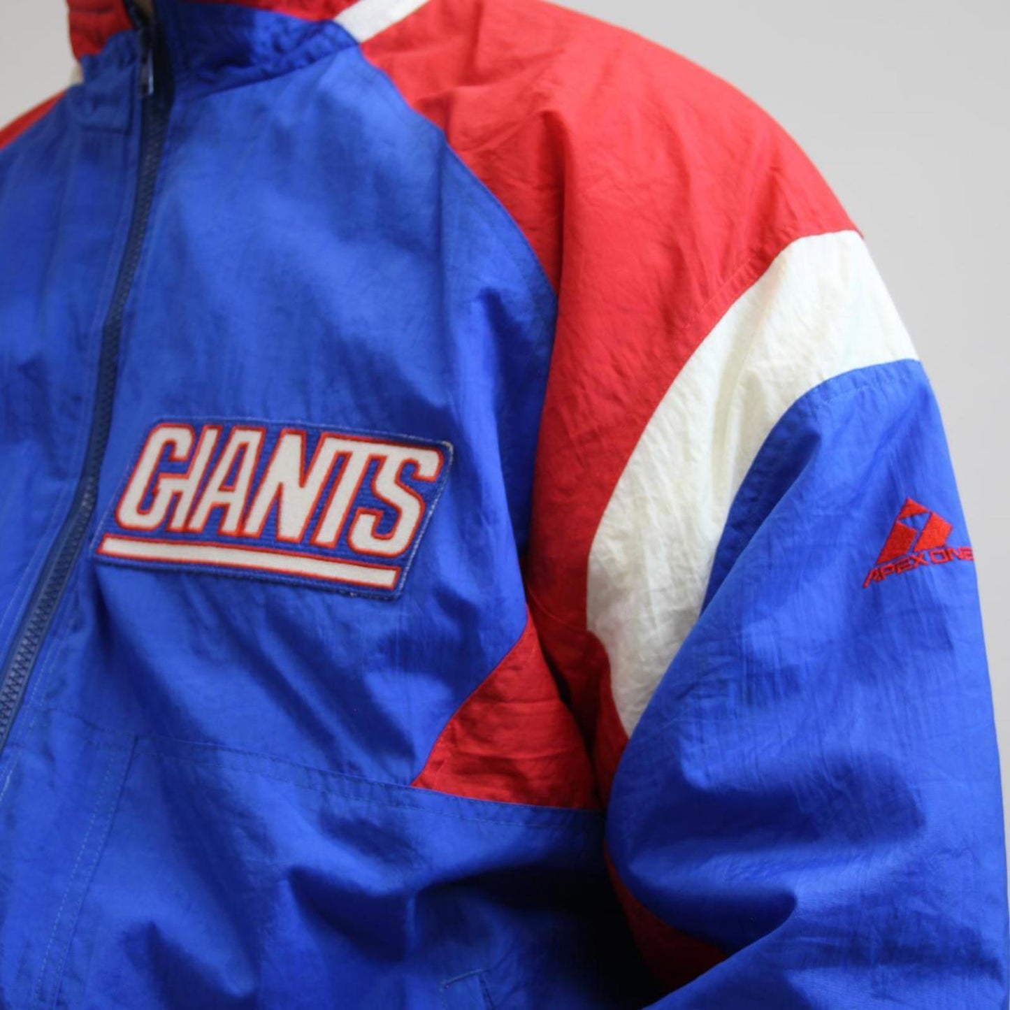 New York Giants NFL Windbreaker jacket L full zip embroidered design windbreaker