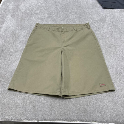 Dickies extra baggy carpenter shorts khaki Twill chino skater style shorts wide long leg