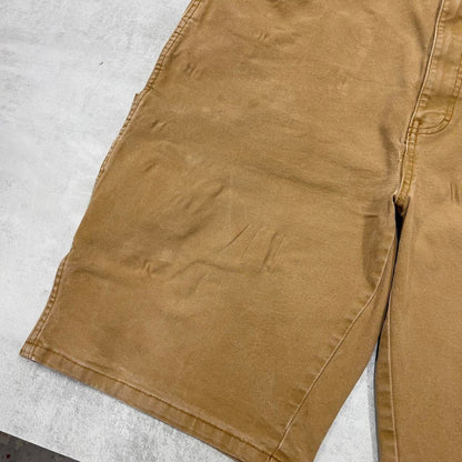 Tan Dickies carpenter jorts W42