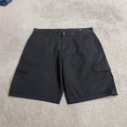 Dickies cargo chino shorts y2k black Twill chino style skater shorts loose leg festival