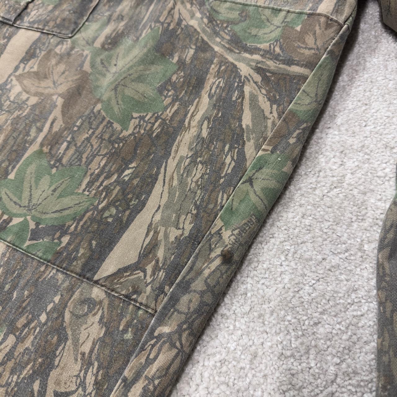 Vintage baggy camo cargo pants y2k utility khaki Gander Mountain Rebark camouflage hunting cargos