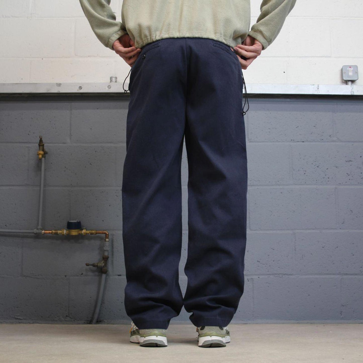 Y2K Dickies 874 work pants faded navy Loose flex chino style skate trousers