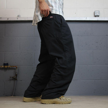 Dickies double knee work pants Y2K black Loose fit chino style skate trousers