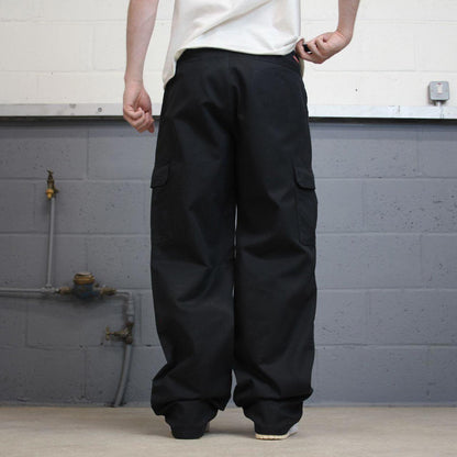 Baggy Dickies cargo trousers W34L34 black loose chino style skater cargo pants