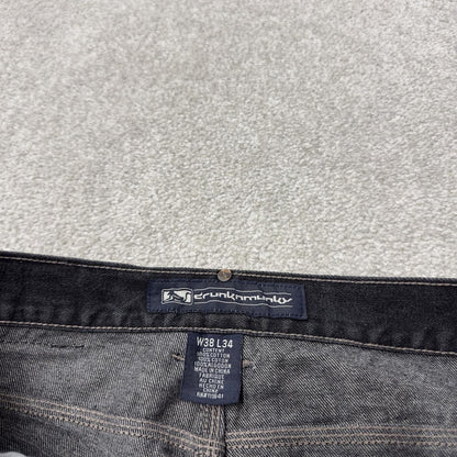 Baggy carpenter jeans y2k black DrunkNMunky loose skater cargos