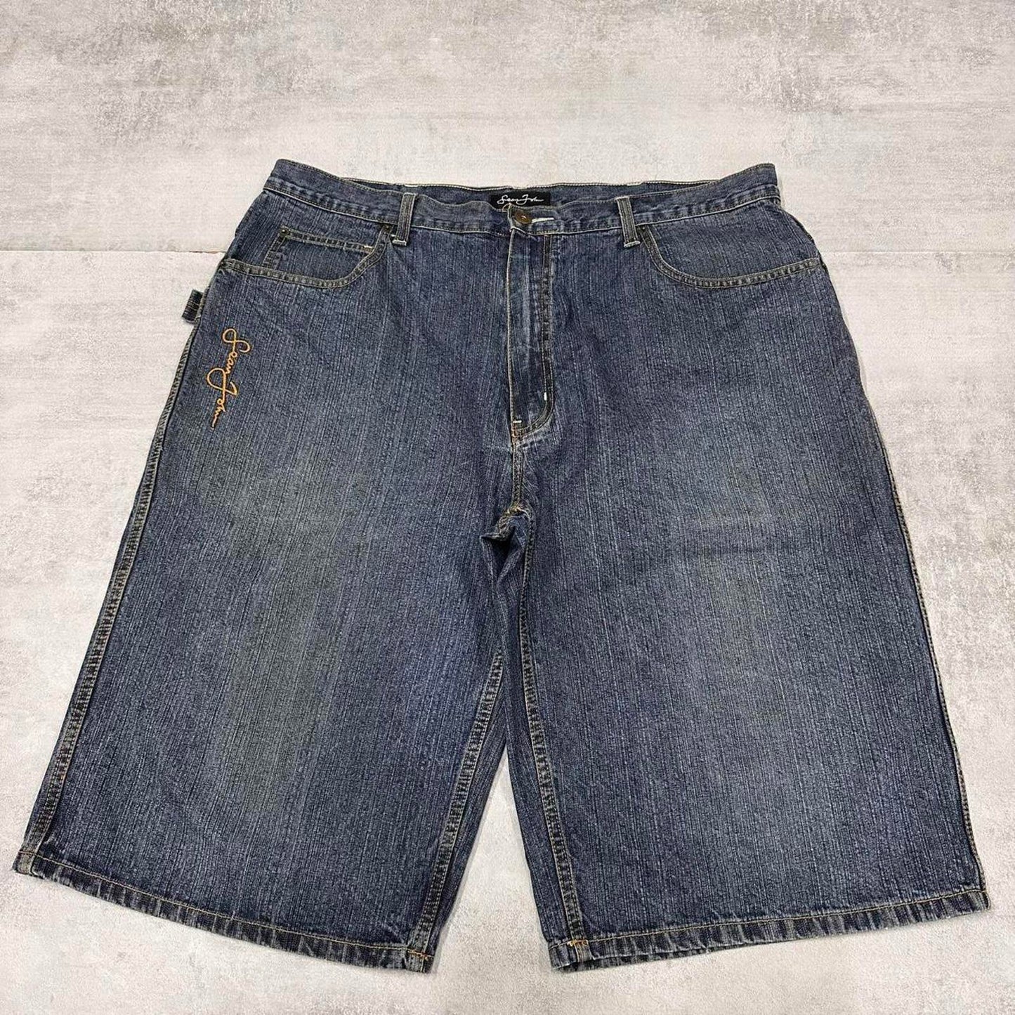 Mens baggy Sean John carpenter jorts W38