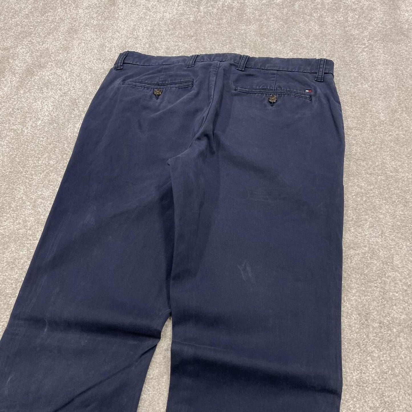 Tommy Hilfiger chino pants summer navy Slim fit smart casual chino trousers