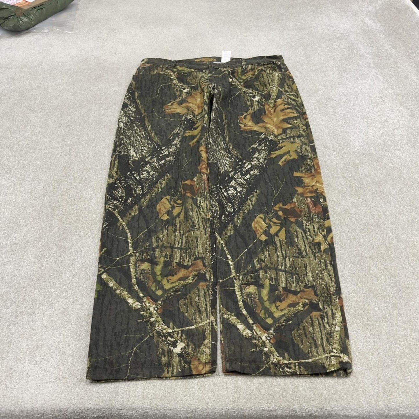 Mossy Oak camo jeans loose green Denim Break Up tree camouflage hunting pants