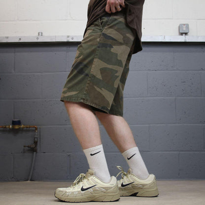 Dickies camo chino shorts carpenter green Chino skater / surf camouflage shorts loose fit