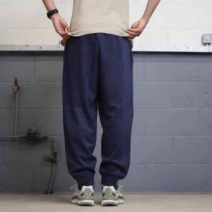 Vintage y2k navy Champion joggers XXL loose sweatpants cuffed legs drawstring waist