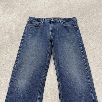 Levi’s 505 jeans Y2K blue denim Levi’s loose straight leg 2000s style pants red tab logo