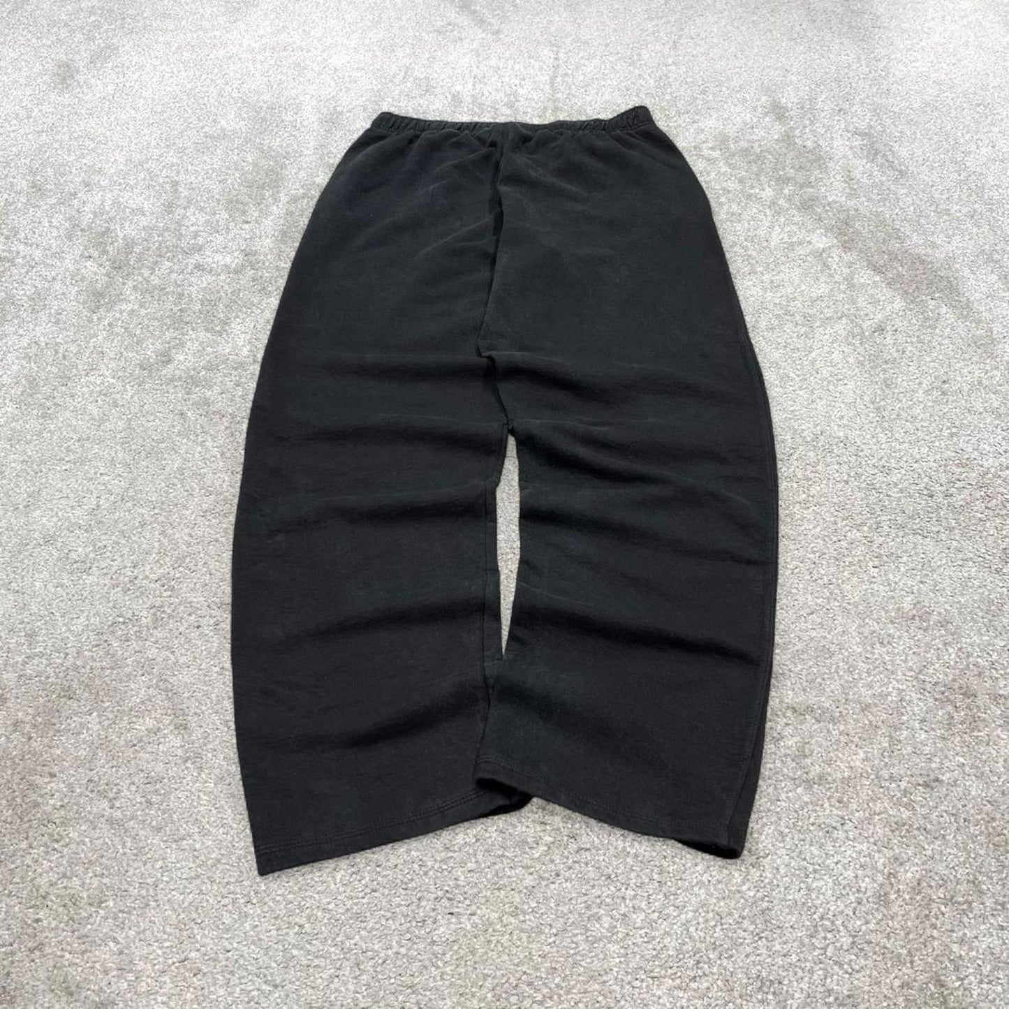 Vintage y2k Champion sweatpants joggers black Loose leg embroidered drawstring gym track pants