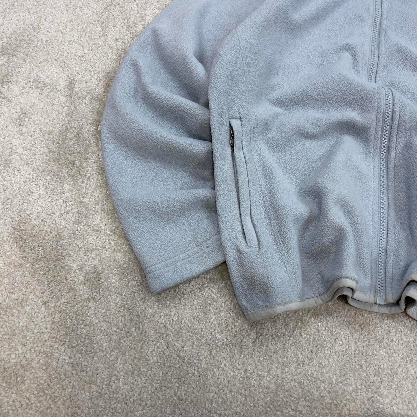 Blue North Face technical zip up fleece Small women's TNF y2k style autumn