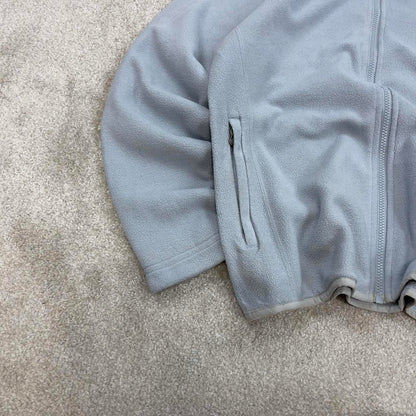 Blue North Face technical zip up fleece Small women's TNF y2k style autumn