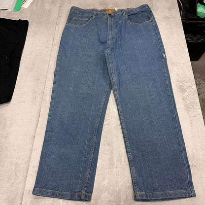 Denim carpenter skate jeans W38L28 loose Blue Wolf y2k style cargo pants