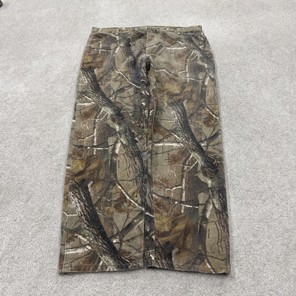 Wrangler pro gear realtree carpenter jeans camo cargo pants khaki camouflage utility trousers